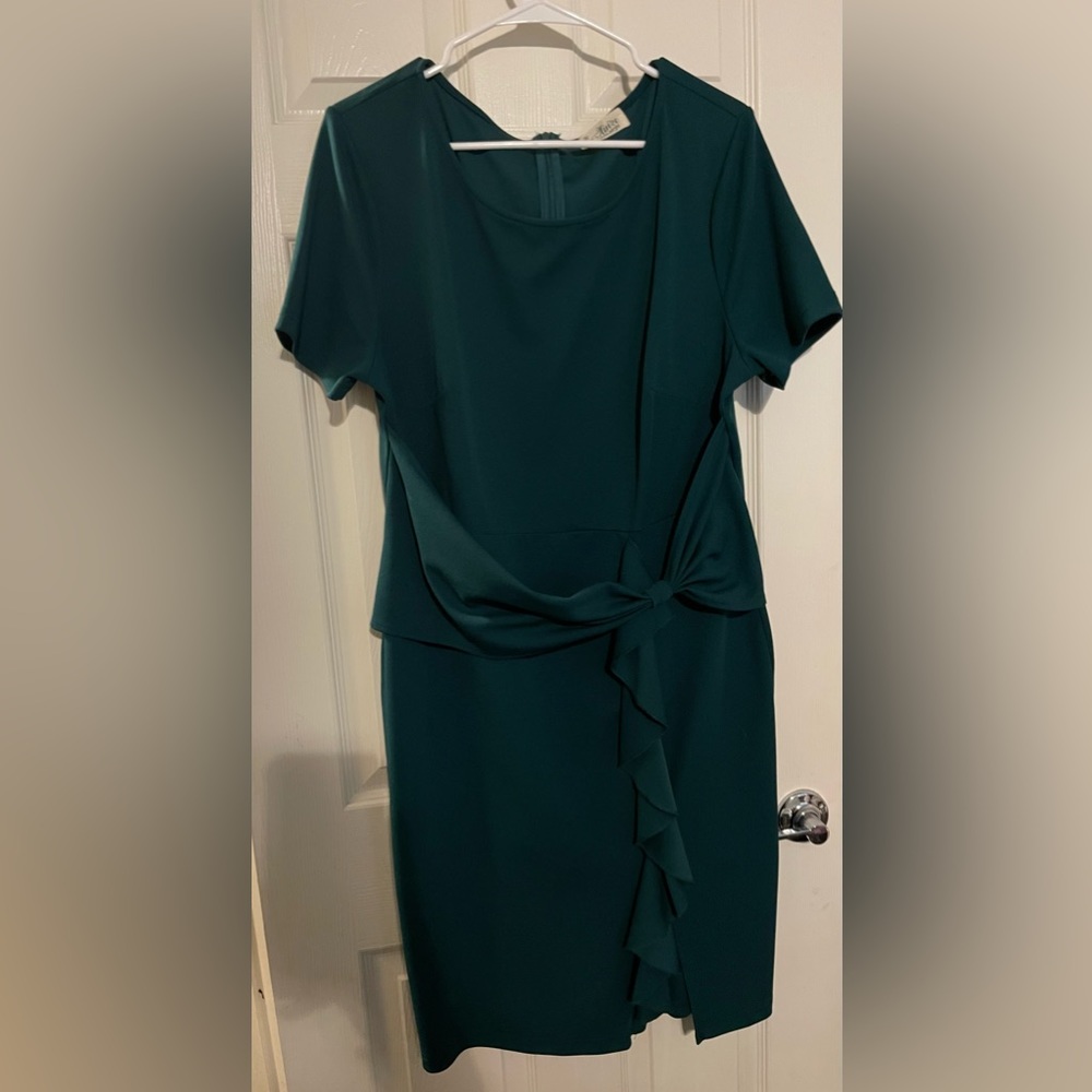 Emerald work dress